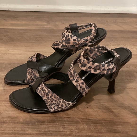 Donald J. Pliner Shoes - Leopard strappy heels
